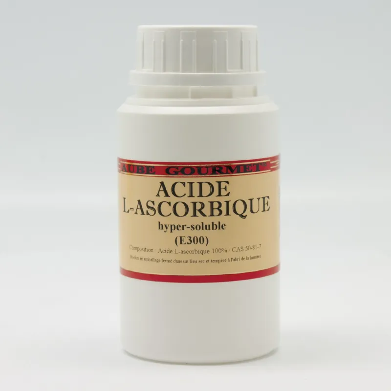 Acide L-Ascorbique hyper soluble E300 - Achat, utilisations, bienfaits Acide L-Ascorbique hyper soluble E300 - Achat, utilisations, bienfaits