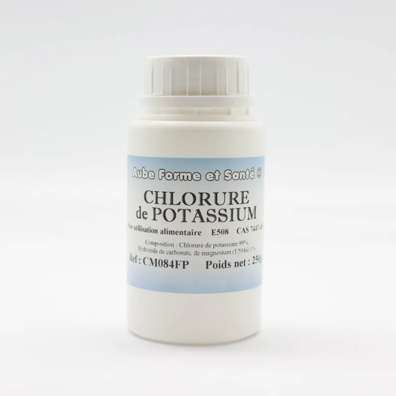 Chlorure de potassium E508 - MesZépices - Achat, utilisations, recettes Chlorure de potassium E508 - MesZépices - Achat, utilisations, recettes