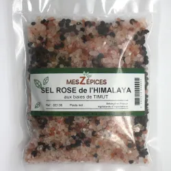 Sel rose de l'Himalaya aux baies de Timut - MesZépices - Achat, recettes